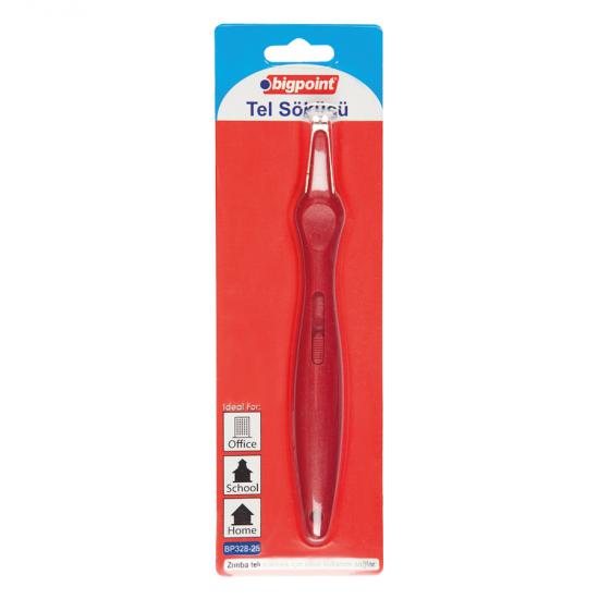 Bigpoint Zımba Teli Sökücü Kalem Tipi Kırmızı