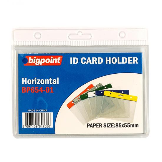 Bigpoint Kart Poşeti Yatay Beyaz 85x55mm