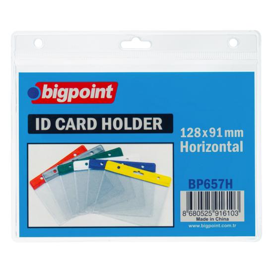 Bigpoint Kart Poşeti Yatay Şeffaf 128x91mm