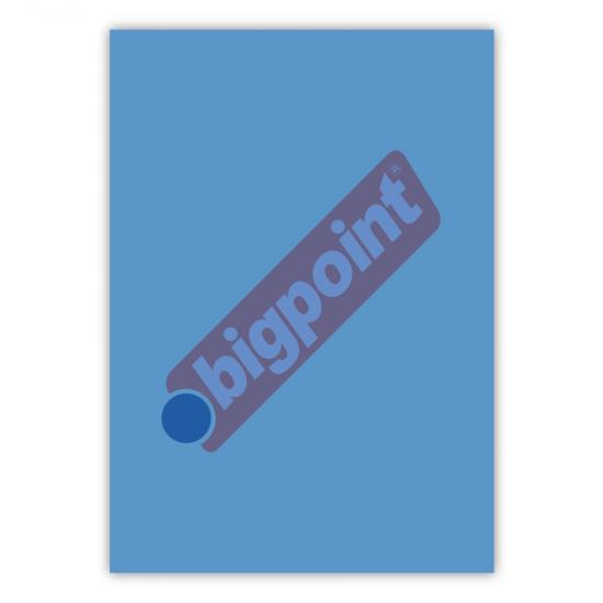 Bigpoint A4 Cilt Kapağı 150 Mikron Şeffaf Mavi 100’lü Paket