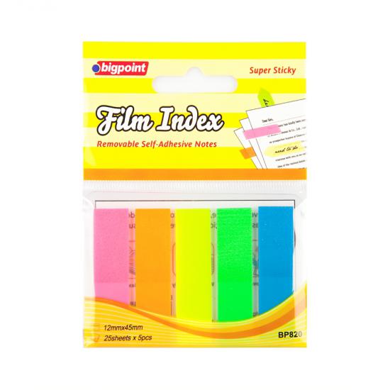 Bigpoint Yapışkanlı Film Index 5 Renk