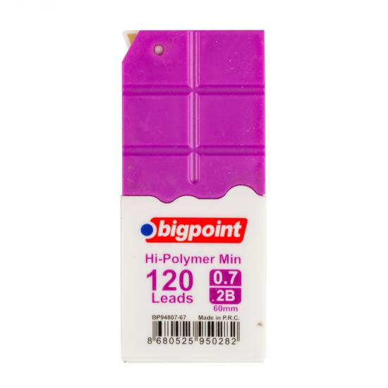 Bigpoint Kalem Ucu 0.7mm 2B 120’li Tüp Mor